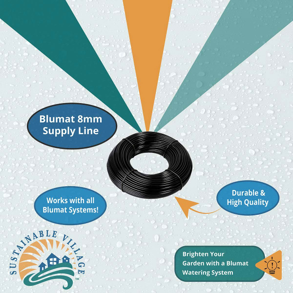 Blumat 8mm Water Supply Tube Black (30M, 98.43ft) 3